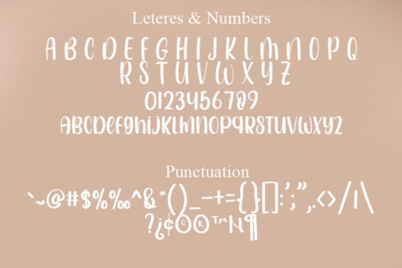 Small Family Font Poster 4
