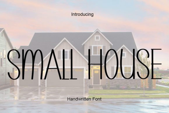 Small House Font Poster 1