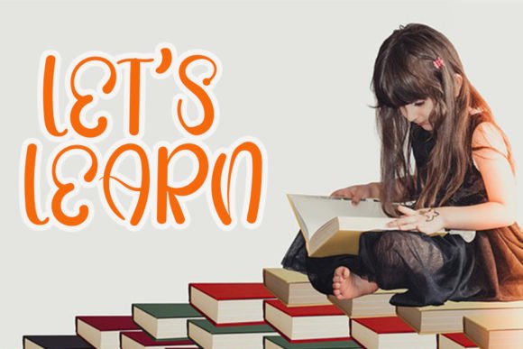 Smart Kids Font Poster 3