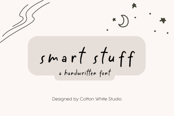 Smart Stuff Font Poster 1