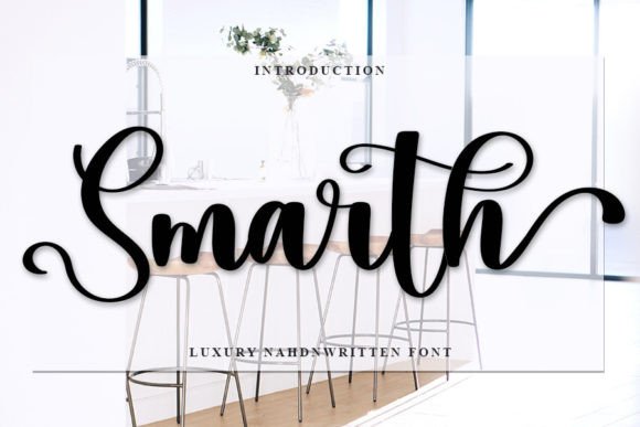 Smarth Font Poster 1