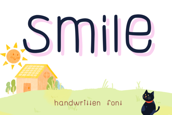 Smile Font Poster 1