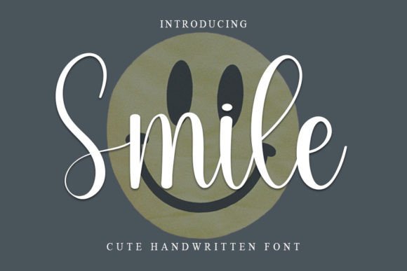 Smile Font Poster 1