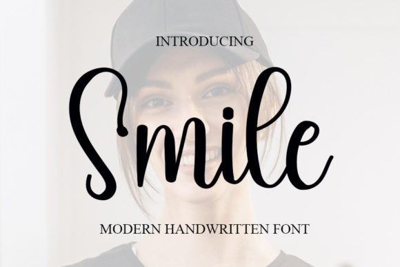 Smile Font Poster 1