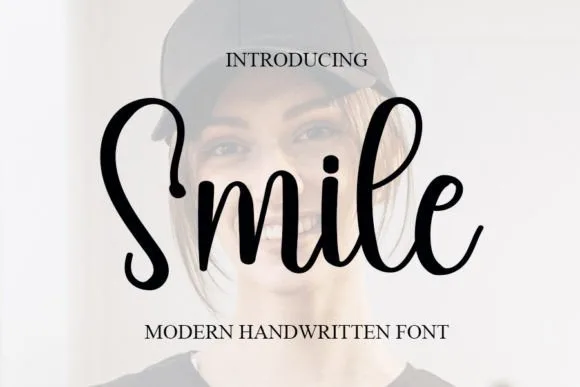 Smile Font Smile Font Poster 1