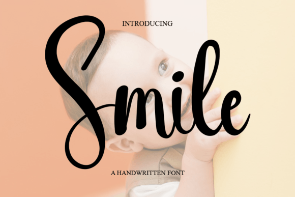 Smile Font Poster 1