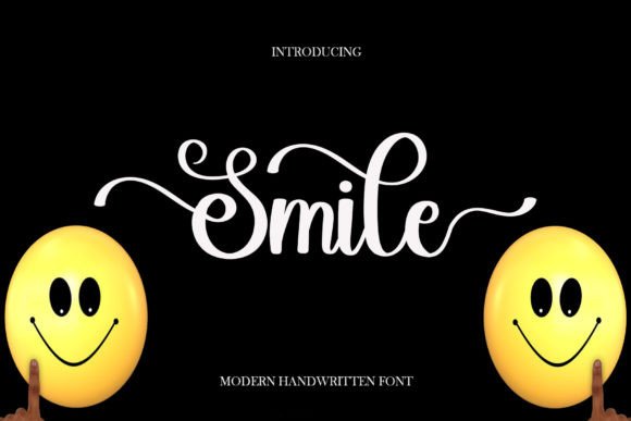 Smile Font Poster 1