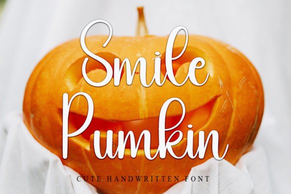 Smile Pumkin Font Poster 1