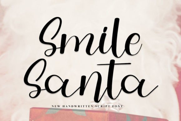 Smile Santa Font Poster 1