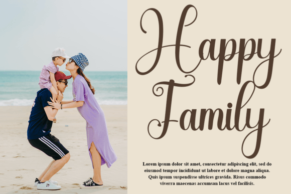 Smile Vacation Font Poster 2
