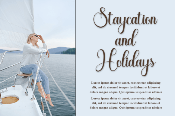 Smile Vacation Font Poster 6