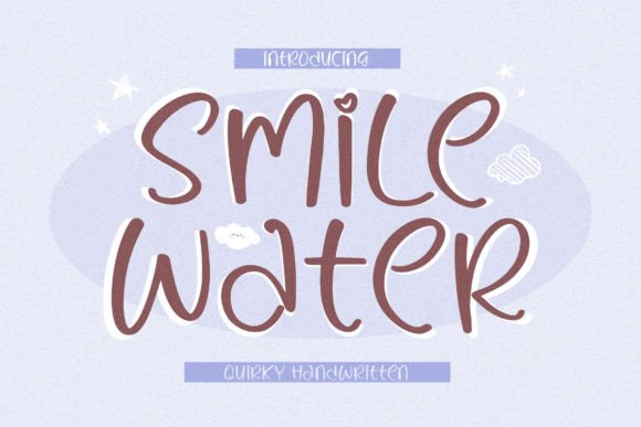 Smile Water Font Poster 1