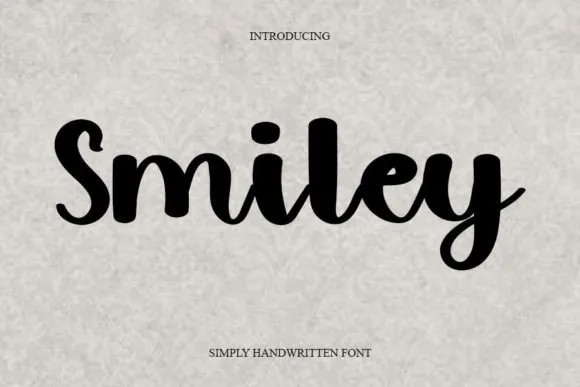 Smiley Font Smiley Font Poster 1