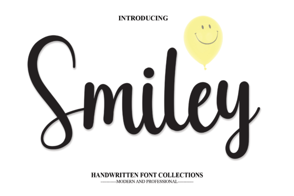 Smiley Font Poster 1