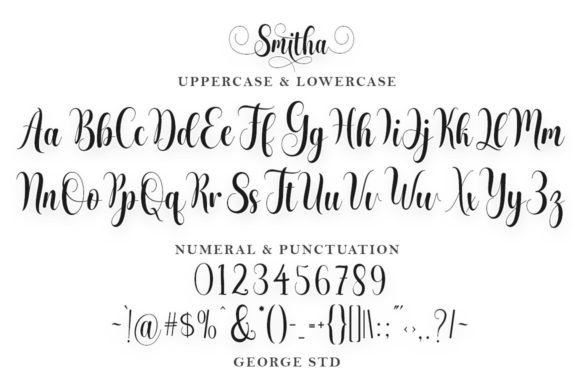 Smitha Font Poster 5