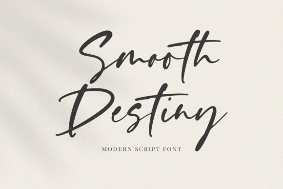 Smooth Destiny Font Poster 1