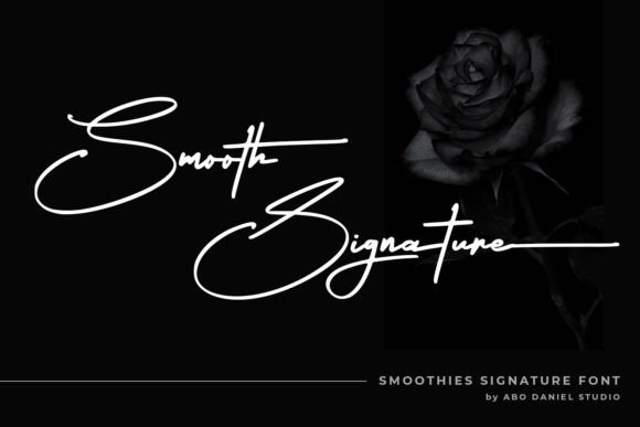 Smooth Signature Font