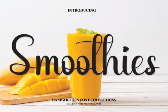 Smoothies Font Poster 1