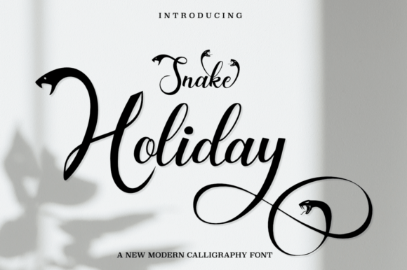 Snake Holiday Font