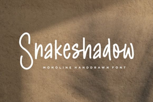 Snakeshadow Font Poster 1