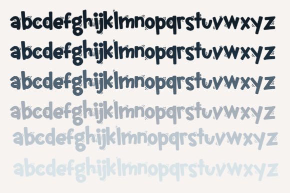 Snogville Gobble Font Poster 5