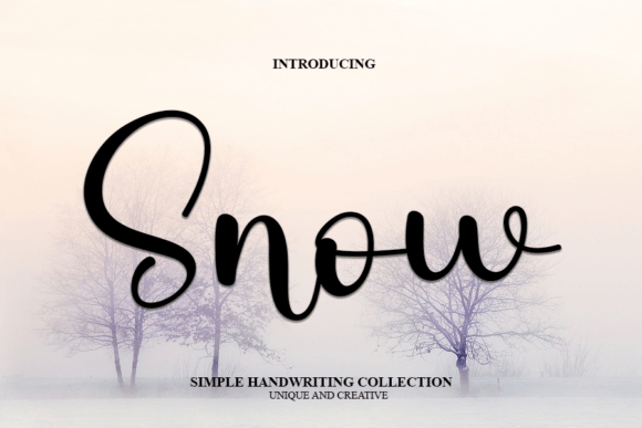 Snow Font