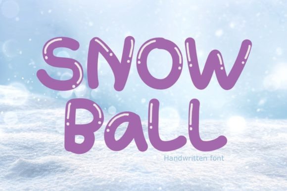 Snow Ball Font