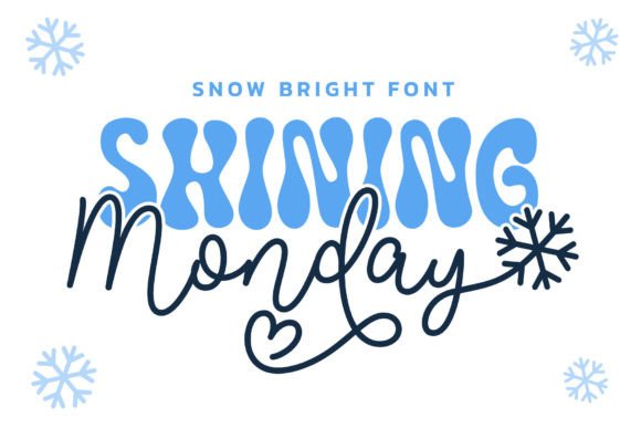 Snow Bright Duo Font Poster 2