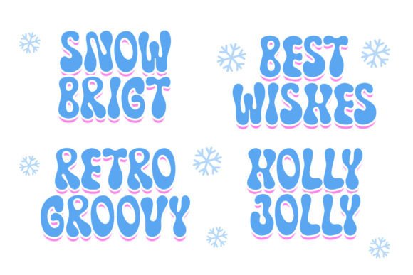 Snow Bright Duo Font Poster 4