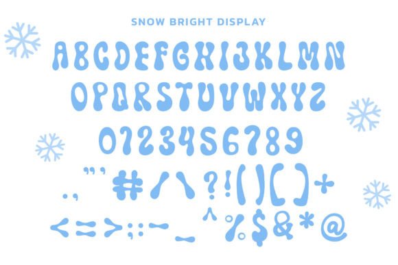 Snow Bright Duo Font Poster 10