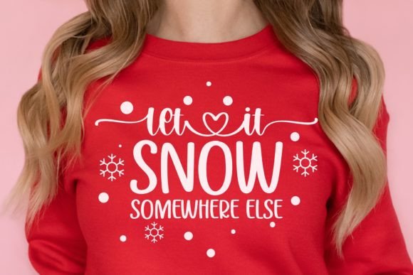 Snow Cute Duo Font Poster 5