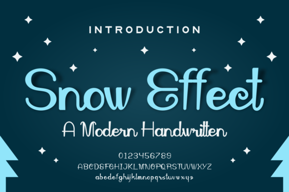 Snow Effect Font