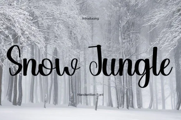 Snow Jungle Font Poster 1