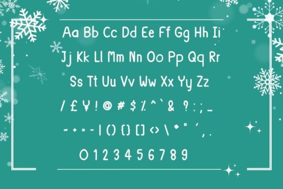 Snowball Font Poster 5