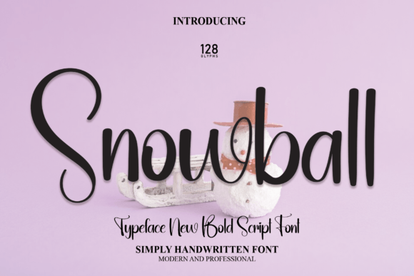 Snowball Font Poster 1