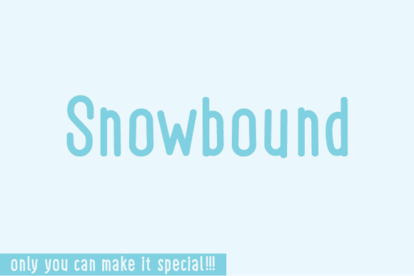 Snowbound Font