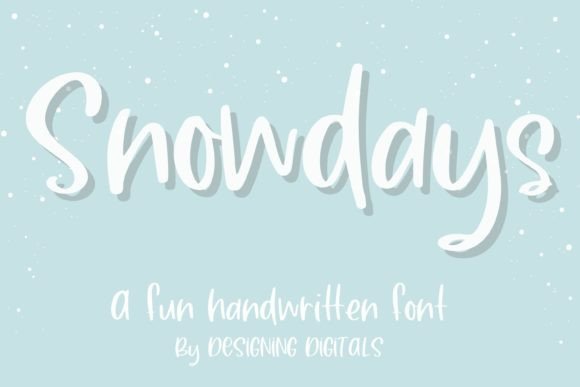 Snowdays Font Poster 1