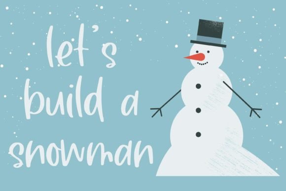 Snowdays Font Poster 9