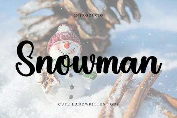 Snowman Font