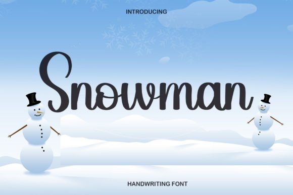 Snowman Font