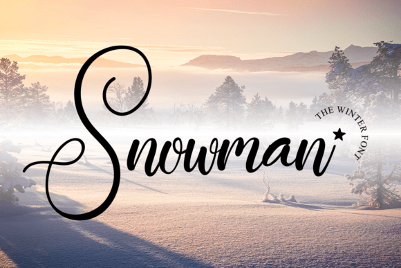Snowman Font