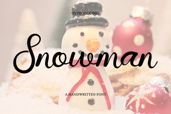 Snowman Font