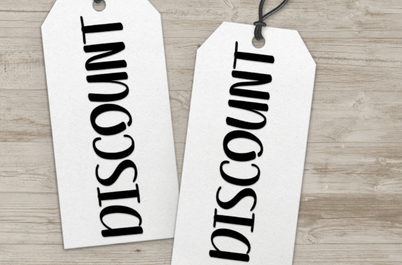 Snowshoes Font Poster 6