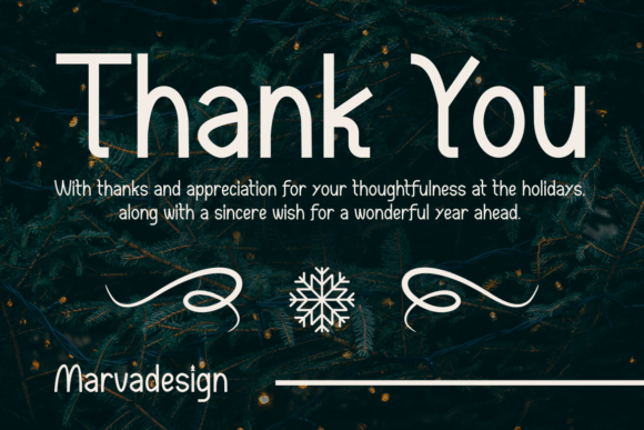 Snowy Bunny Font Poster 4