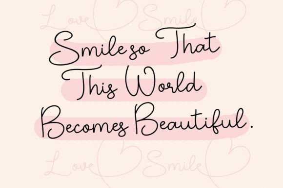 So Love Font Poster 6