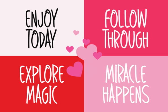 So Much Love Font Poster 3
