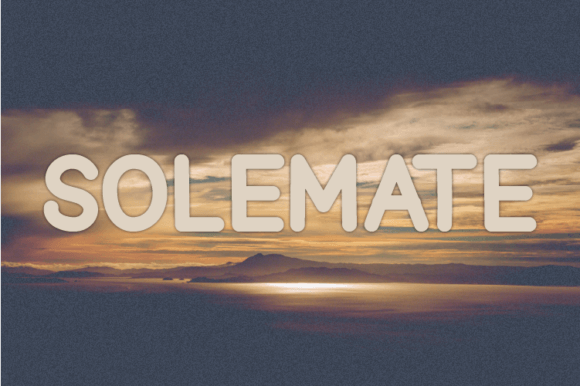 Solemate Font Poster 1