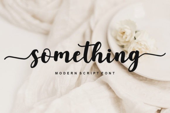 Something Font Poster 1