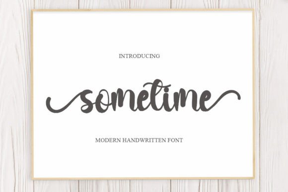 Sometime Font