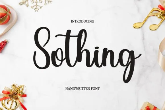 Sothing Font Poster 1